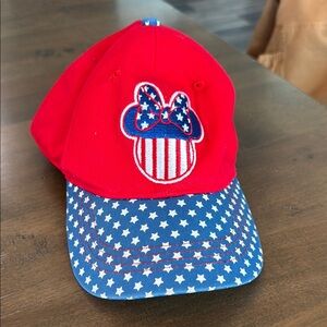 Disney Hat.  Patriotic Minnie Hat.  Child Size.